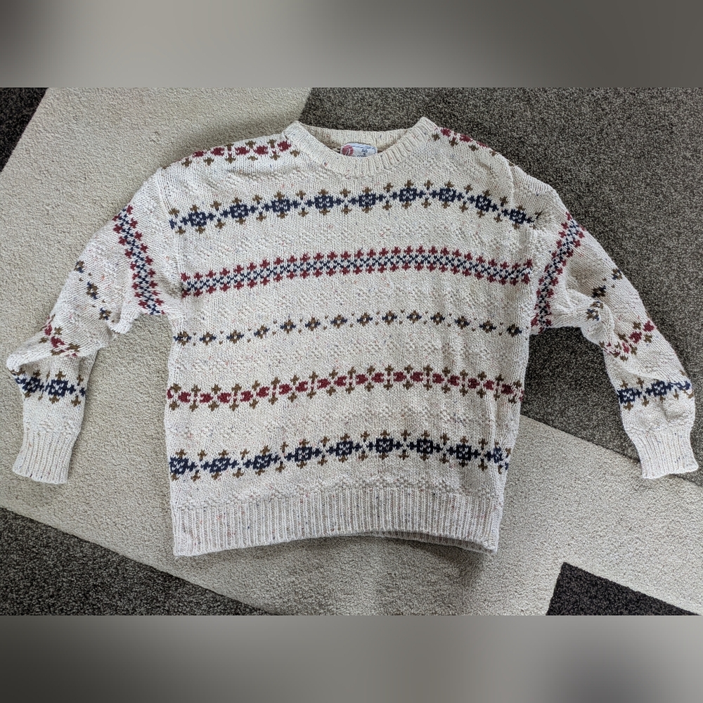 Vintage Isle Of Cotton Sweater Knit